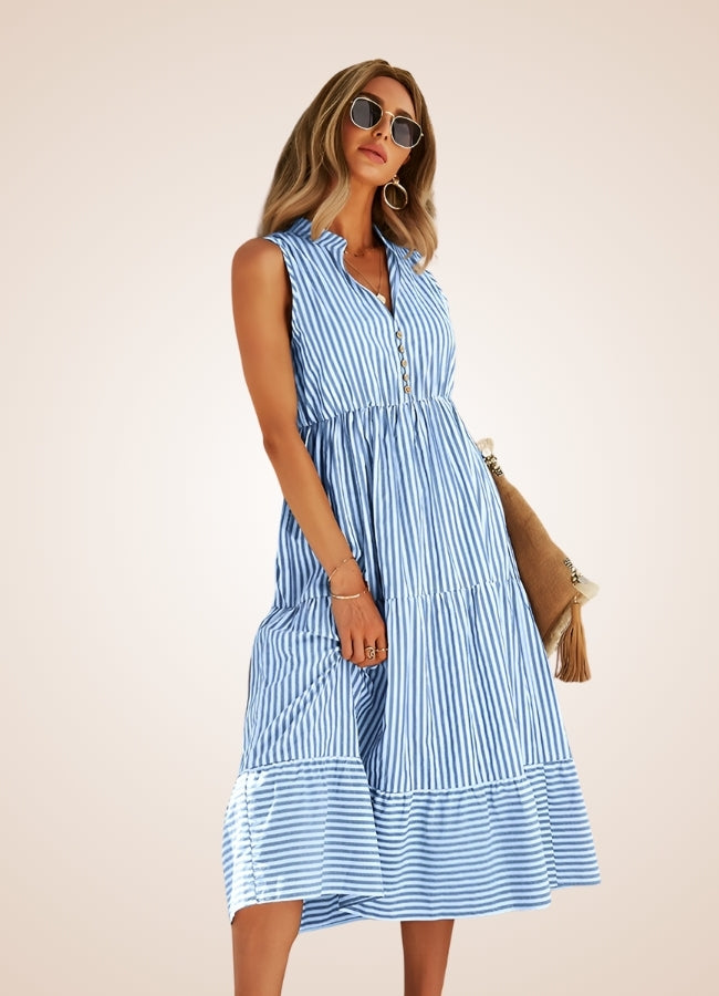 Women's Sleeveless Summer Dress UK