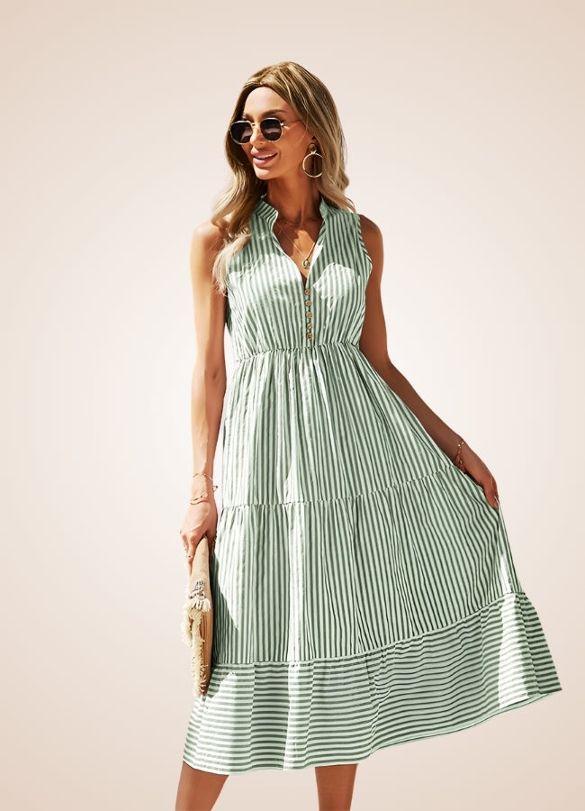 Women's Sleeveless Summer Dress UK