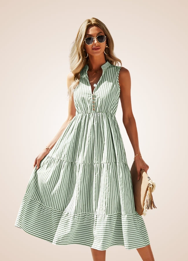 Women's Sleeveless Summer Dress UK