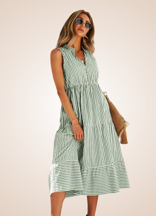 Women's Sleeveless Summer Dress UK