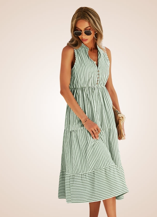 Women's Sleeveless Summer Dress UK