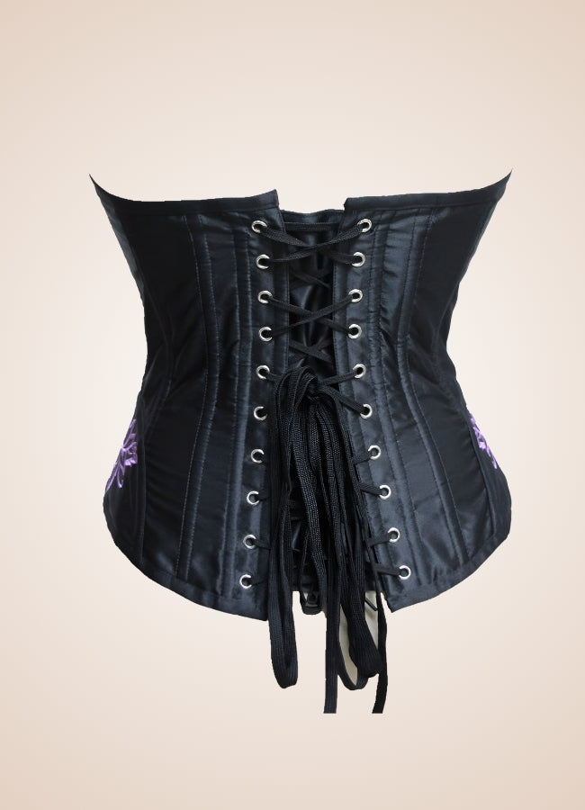 Women's Steampunk Black Corset UK