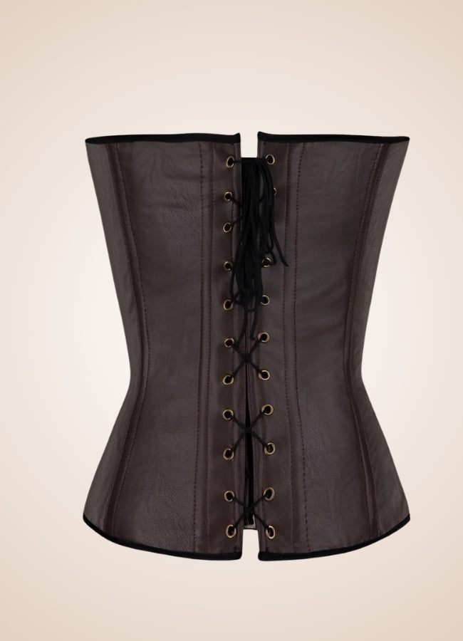 Women's Steampunk Buckled Corset UK
