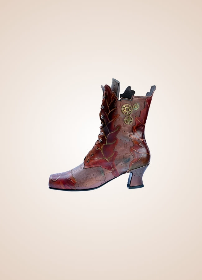 Women's Steampunk Cowboy Style Boots UK