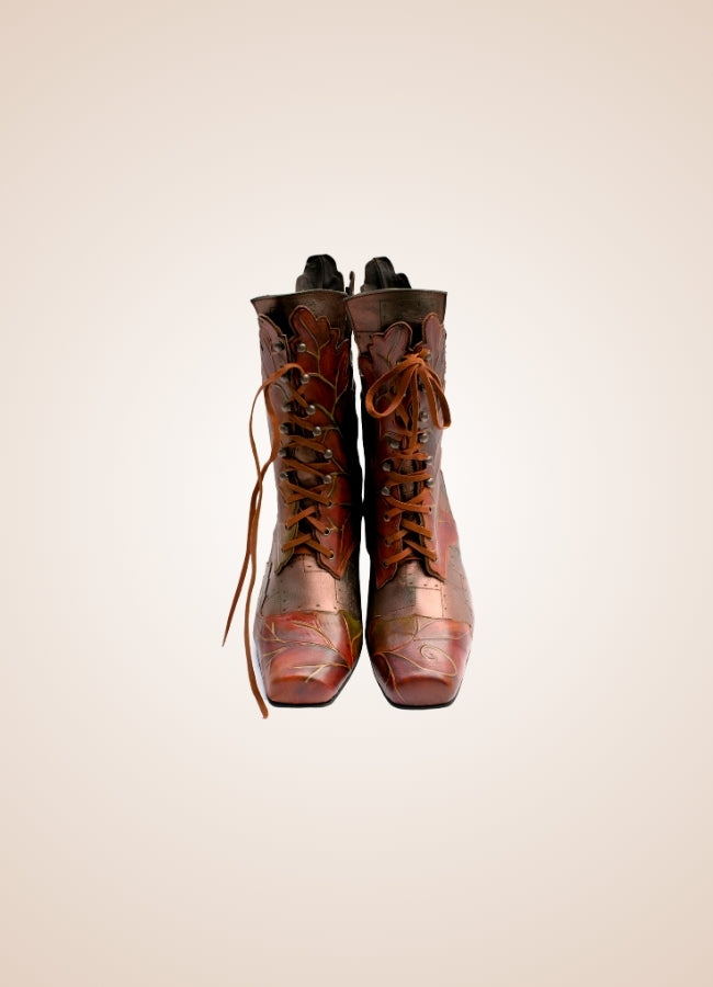 Women's Steampunk Cowboy Style Boots UK