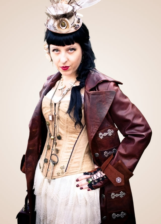 Women's Steampunk Gothic Coat UK