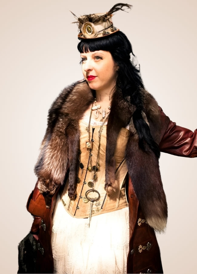 Women's Steampunk Gothic Coat UK