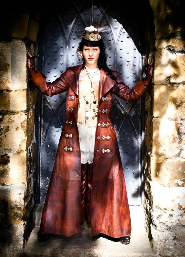 Women's Steampunk Gothic Coat UK