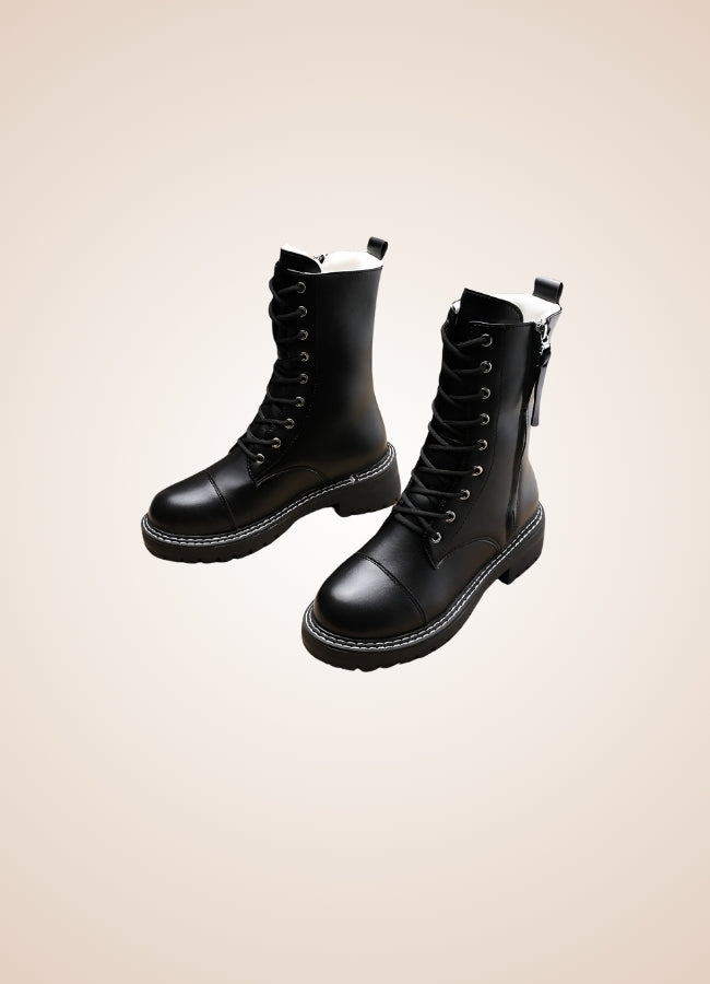 Women's Steampunk Leather Boots UK