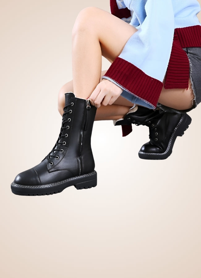 Women's Steampunk Leather Boots UK