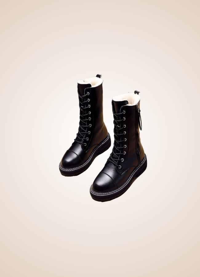 Women's Steampunk Leather Boots UK