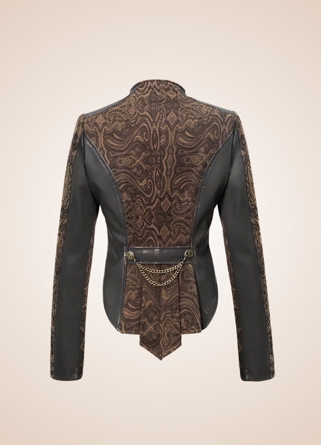 Women's Steampunk Leather Jacket UK