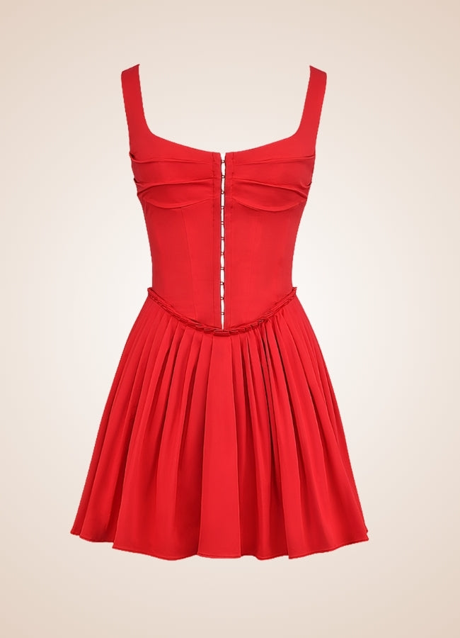 Women's Steampunk Overbust Corset Dress UK