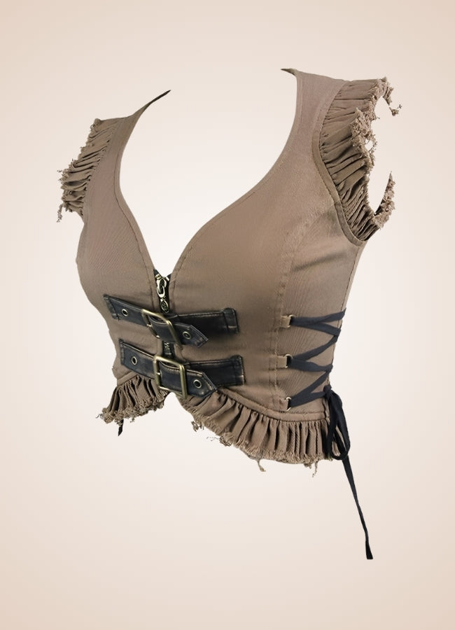 Women's Steampunk Vest UK