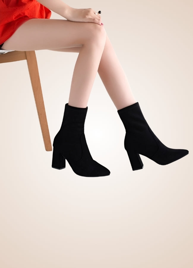 Women's Thick Heel Ankle Boots UK