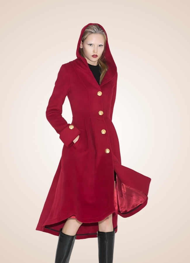 Women's Victorian Hooded Coat UK