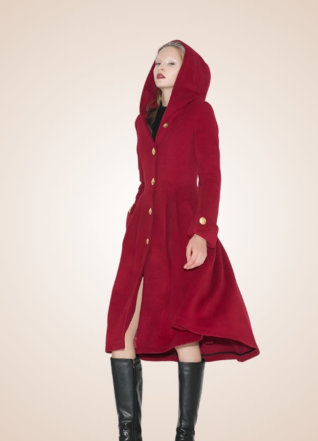 Women's Victorian Hooded Coat UK