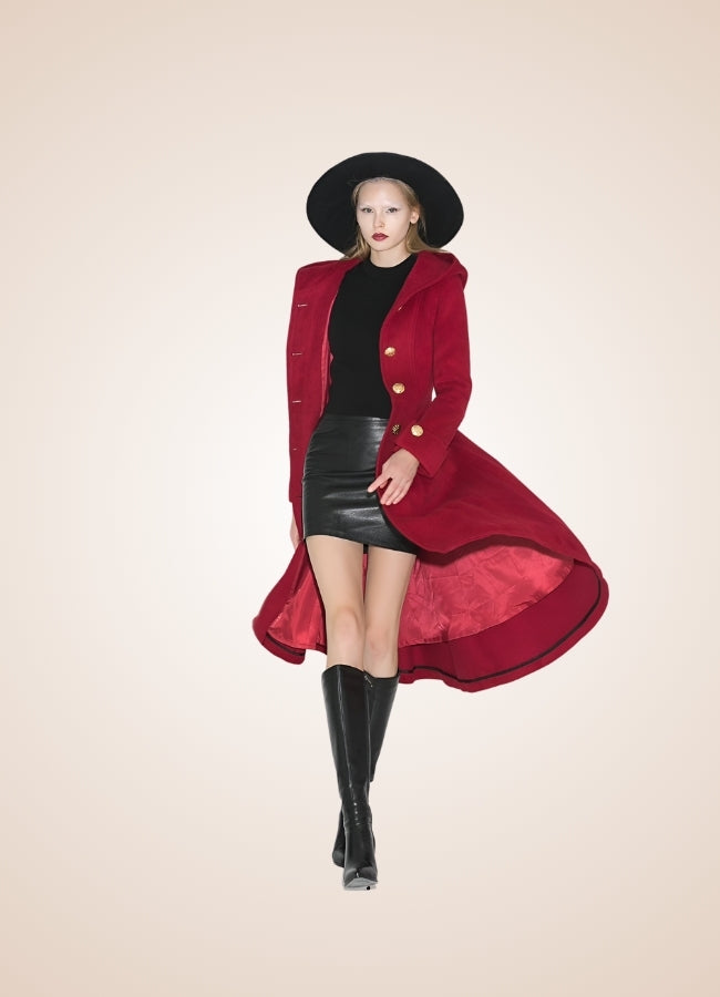 Women's Victorian Hooded Coat UK
