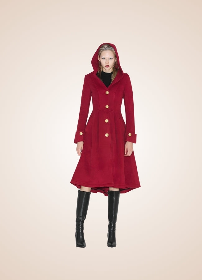 Women's Victorian Hooded Coat UK