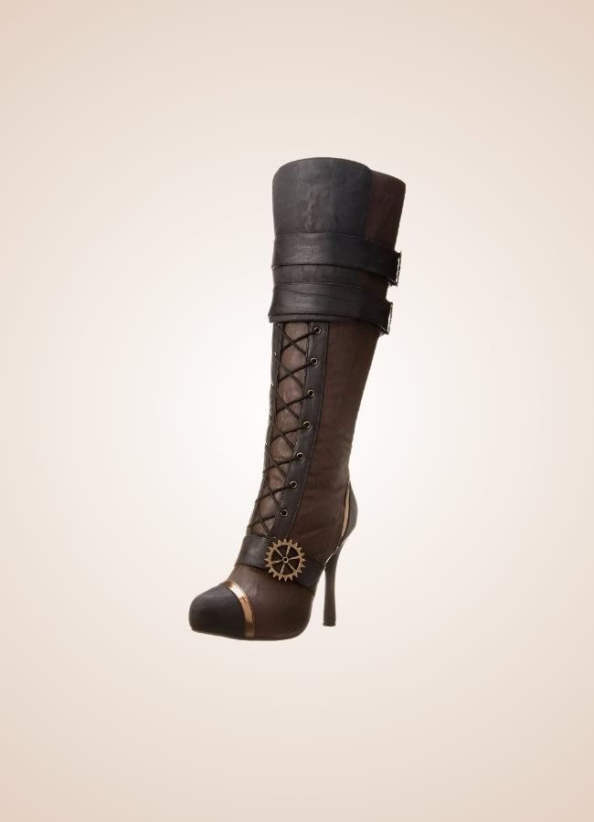 Women's Wild Western Steampunk Boots UK