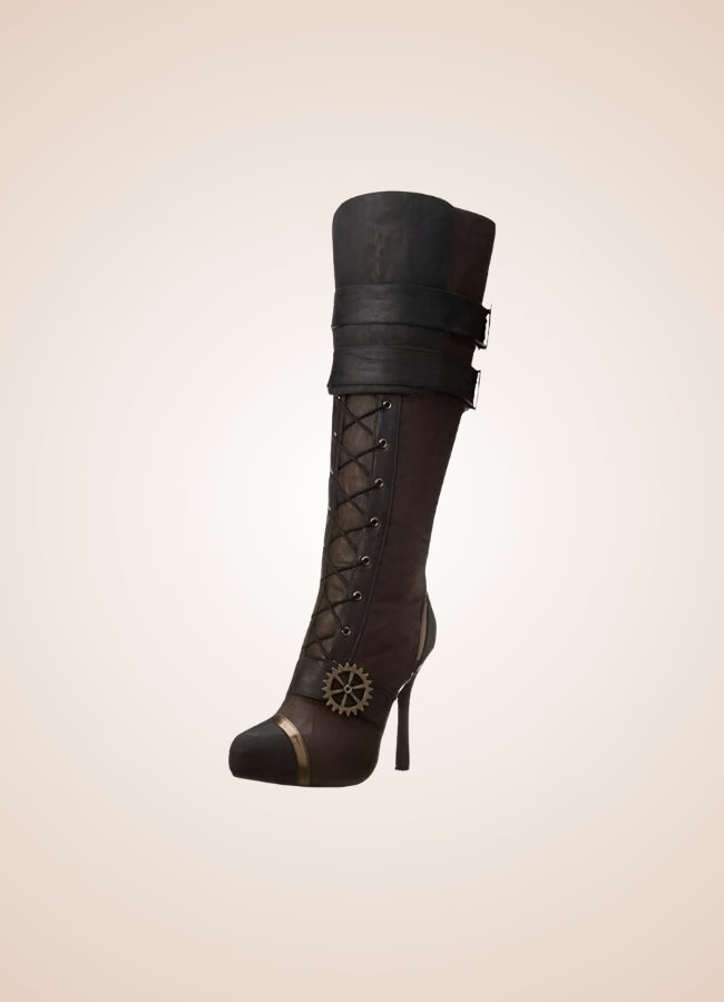 Women's Wild Western Steampunk Boots UK