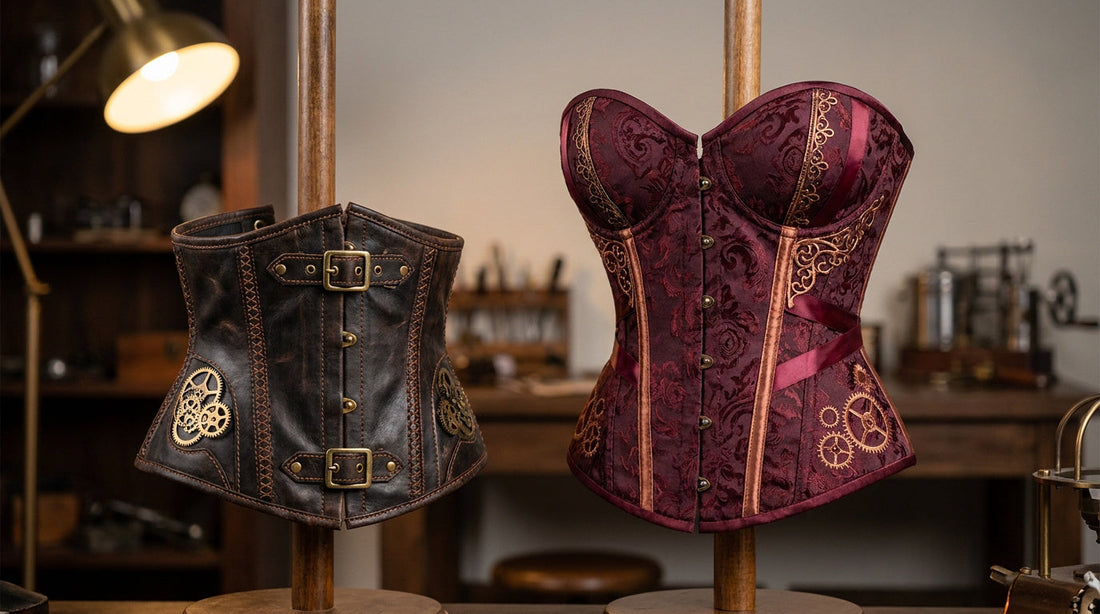 Underbust vs Overbust Steampunk Corset : Key Differences & How to Choose