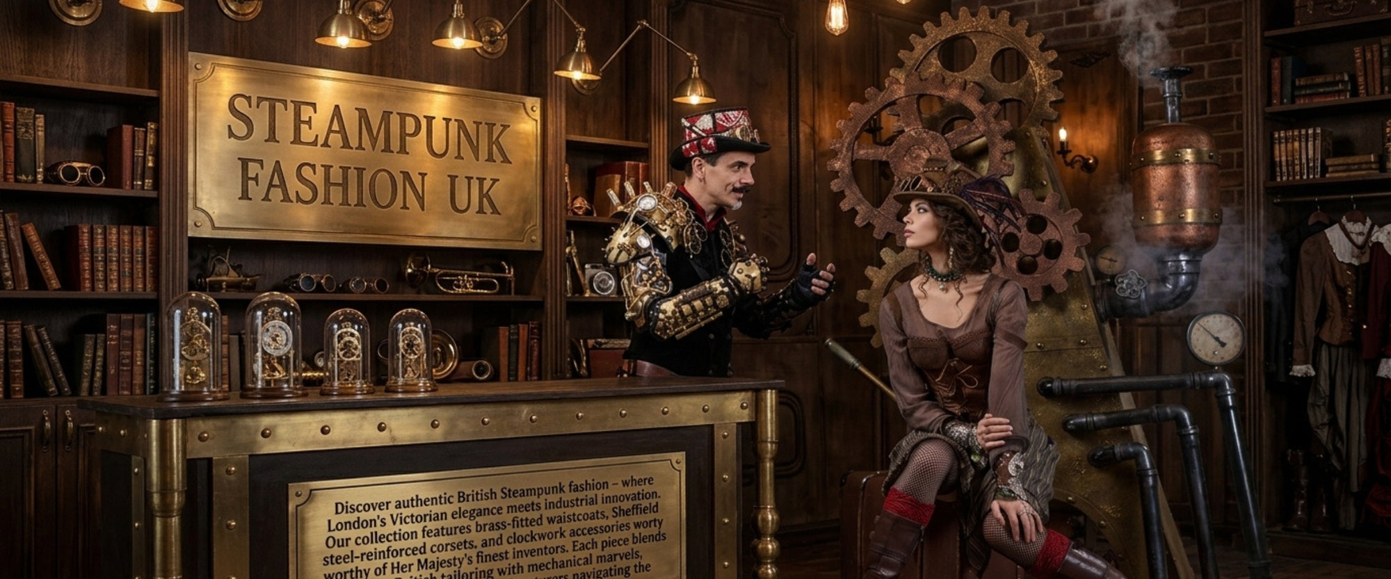 Steampunk Clothing & Fashion in the UK