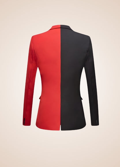 Black And Red Steampunk Jacket UK