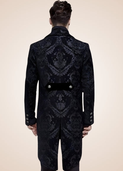 Black Gothic Steampunk Tailcoat UK
