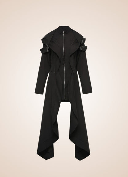 Black Gothic Women's Long Coat UK
