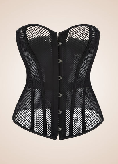 Black Pirate Steampunk Bustier UK