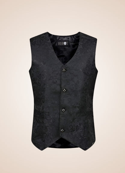 Black Renaissance Vest UK