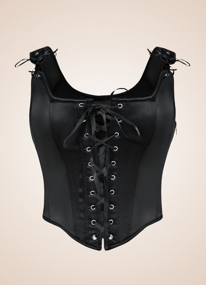 Black Steampunk Corset UK