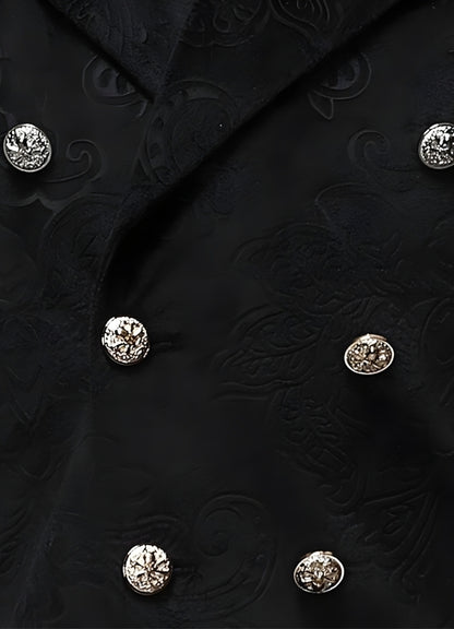 Black Steampunk Gothic Vest UK