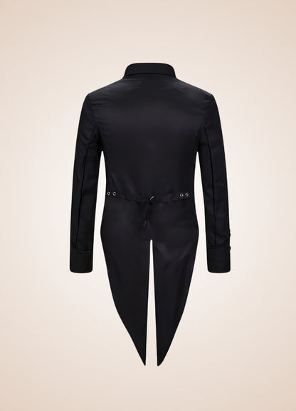 Black Steampunk Tailcoat UK