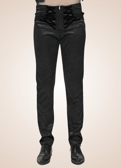 Black Victorian Gothic Pants UK