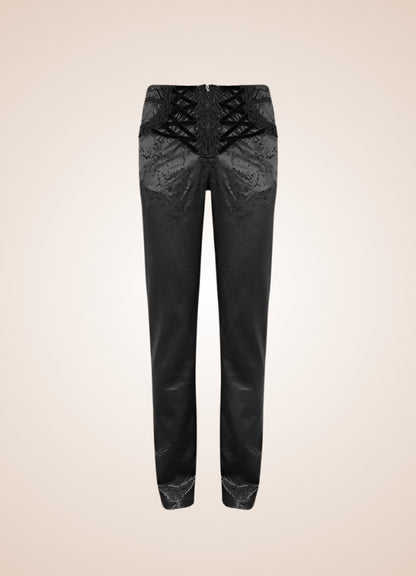 Black Victorian Gothic Pants UK