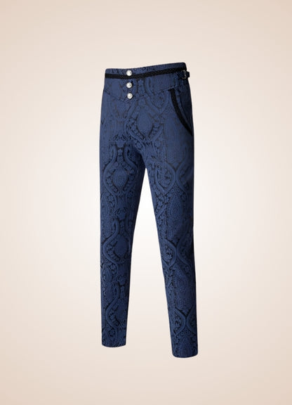 Blue Steampunk Pants UK