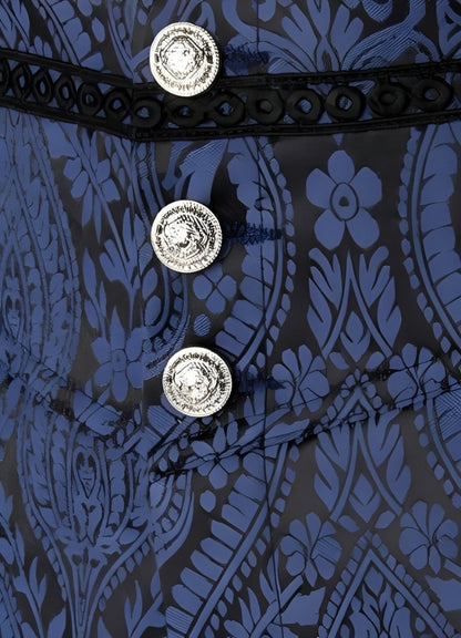Blue Steampunk Pants UK