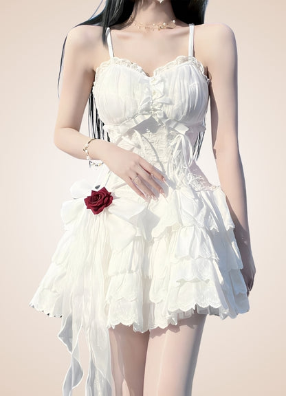 Bowknot Steampunk Summer Dress UK