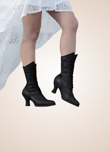 British High Knee Steampunk Boots UK