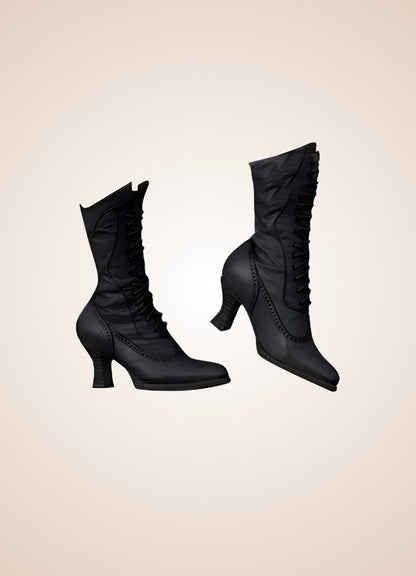 British High Knee Steampunk Boots UK
