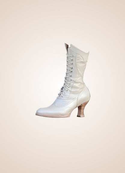 British High Knee Steampunk Boots UK