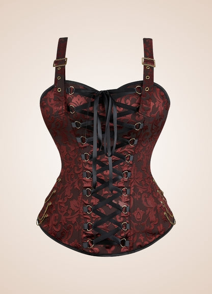 Brown Pirate Steampunk Corset UK