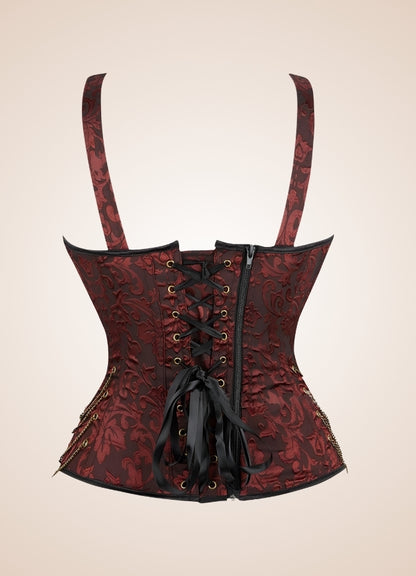 Brown Pirate Steampunk Corset UK