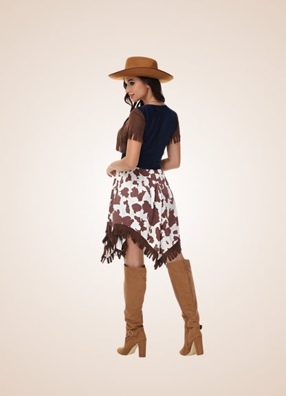 Brown Steampunk Corset Dress UK