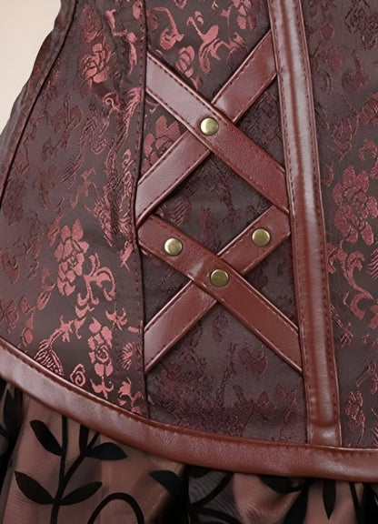 Brown Steampunk Pirate Dress UK
