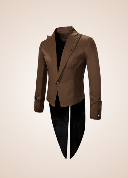 Brown Steampunk Tailcoat UK