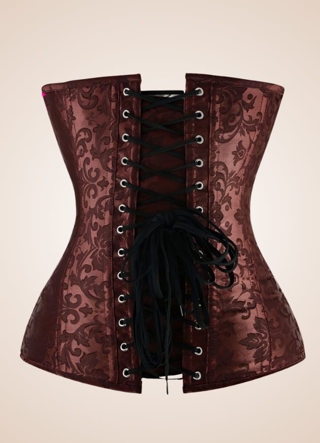 Brown Vintage Steampunk Bustier UK