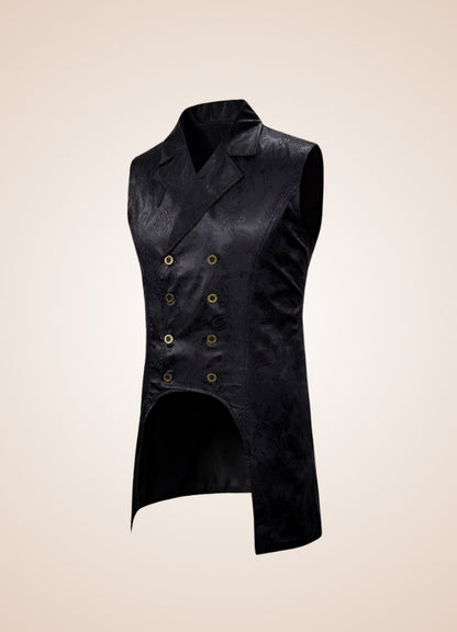 Button Gothic Steampunk Vest UK